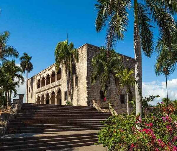 O Alcázar de Colón, museu da cidade colonial de Santo Domingo.